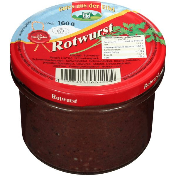 Blood Sausage Spread/ Black Pudding - 160g (Parallel Import)