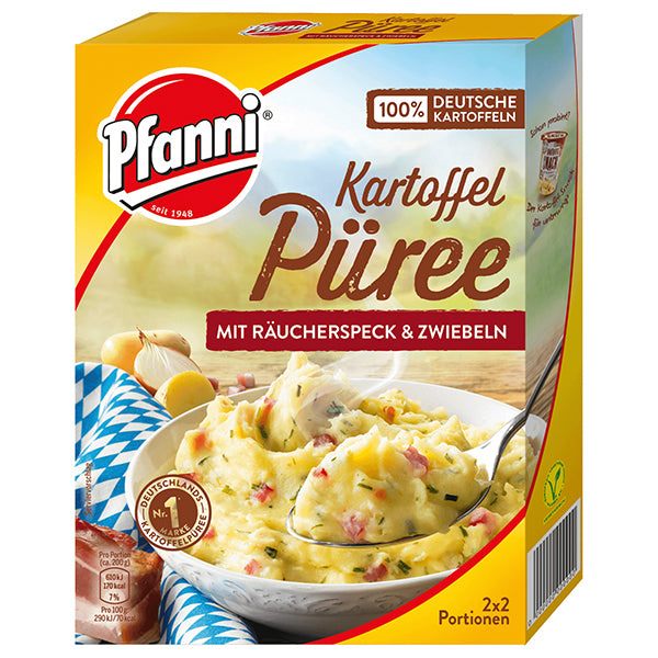 Pfanni Mashed Potatoes With Bacon And Onions Powder Mix 70G