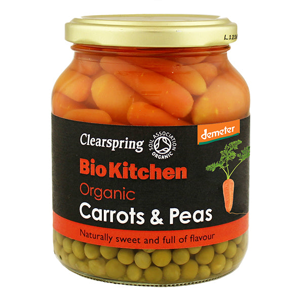 Clearspring Demeter Organic Carrots & Peas 350G