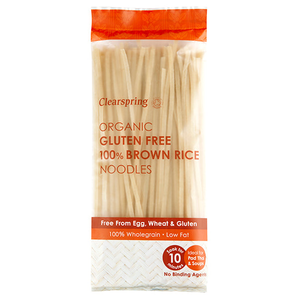 Clearspring Organic Gluten Free 100% Brown Rice Noodles 200G