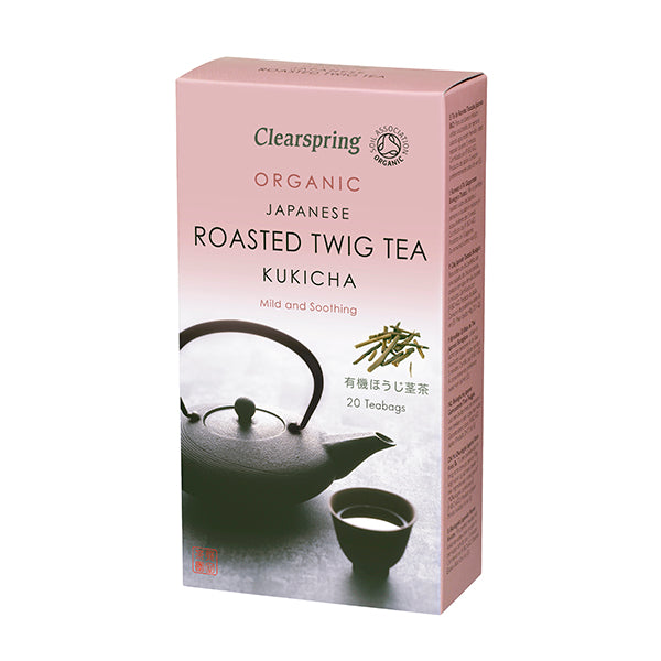 Organic Japanese Kukicha, Roasted Twig Tea - Tea bags - 20 bags
