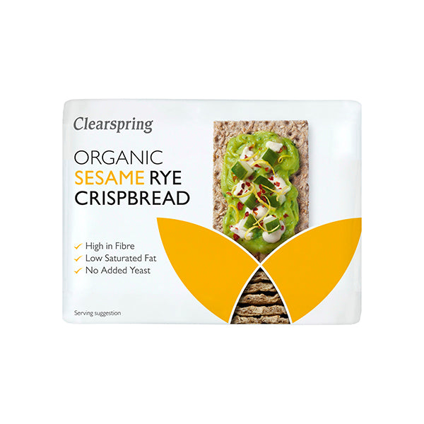 Clearspring Organic Rye Crispbread Sesame 200G