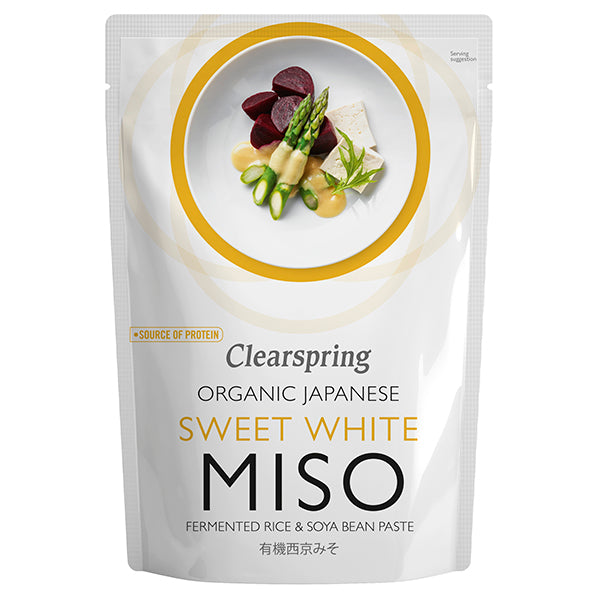 Clearspring Organic Japanese Sweet White Miso Pouch 250G