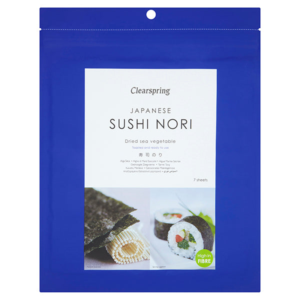 Clearspring Japanese Toasted Sushi Nori -7 Sheets