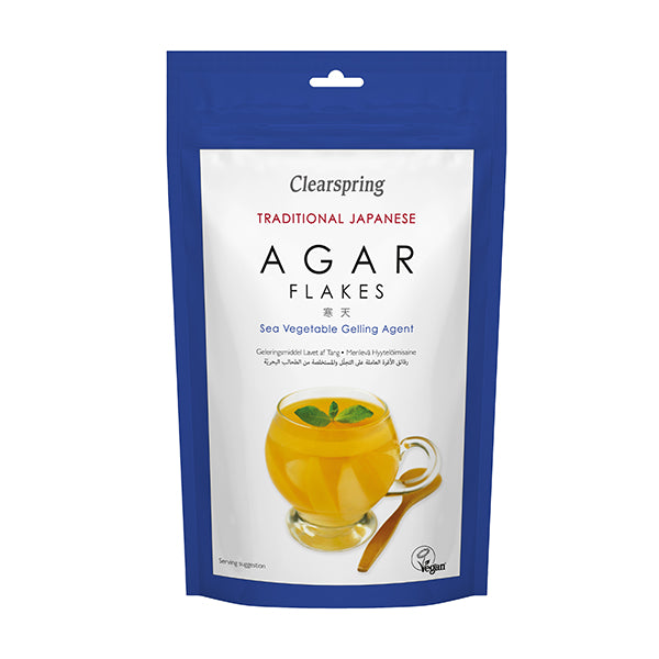Clearspring Japanese Agar Flakes Gelling Agent 28G