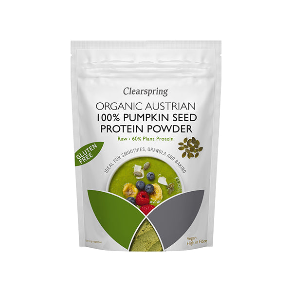 Organic Raw 100% Austrian Pumpkin Seed Protein Powder -  350g