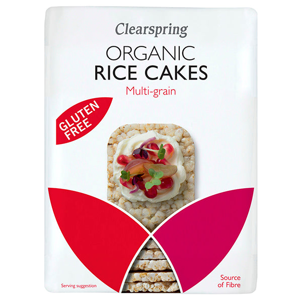 Clearspring Organic Multigrain Rice Cakes 130G