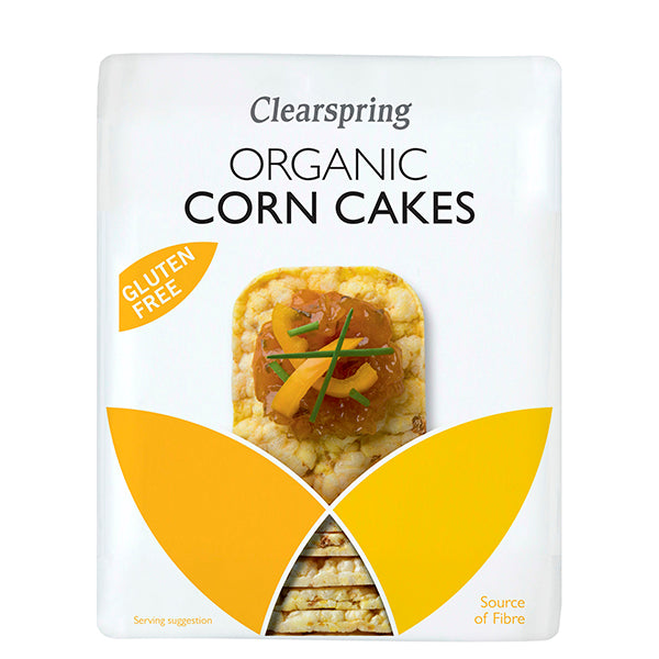 Clearspring Organic Vegan Corn Cakes 130G