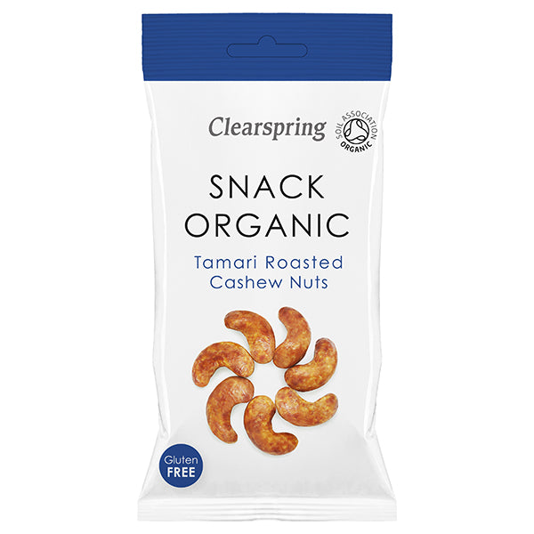 Organic Tamari Roasted Cashew Nuts - 30g (Best Before Date: 01/09/2026)