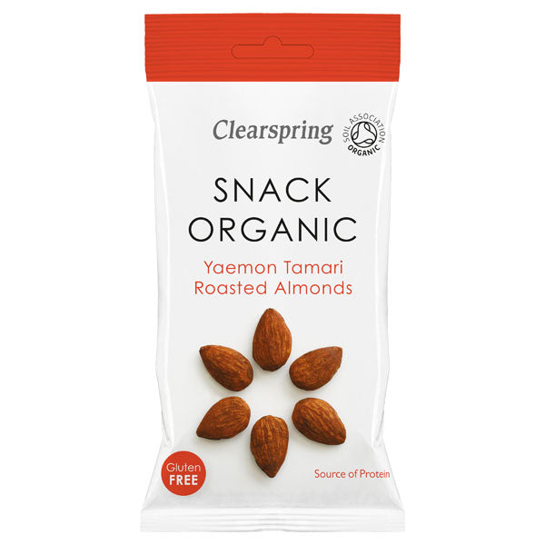 Organic Yaemon Tamari Roasted Almonds - 30g (Best Before Date: 01/10/2026)