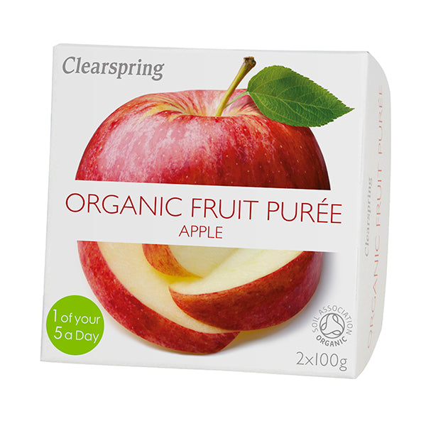 Clearspring Organic Fruit Puree Apple 2X100G