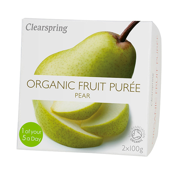 Clearspring Organic Fruit Puree Pear 2X100G