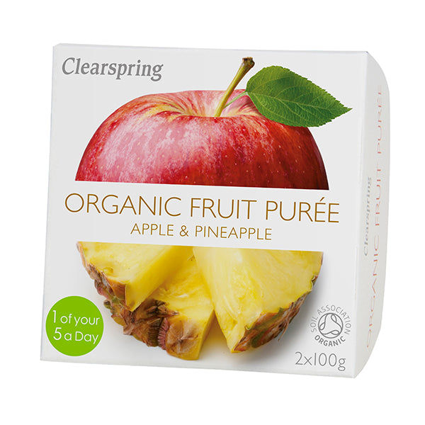 Organic Fruit Puree (Apple & Pineapple) - 2x100g
