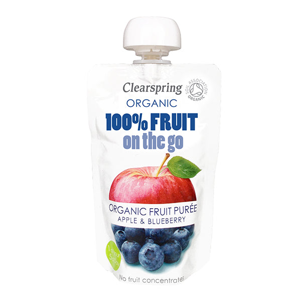 Organic 100% Fruit on the Go - Apple & Blueberry - 120g