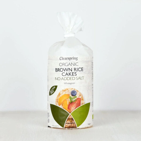 Organic Brown Rice Cakes (No Added Salt) - 120g
