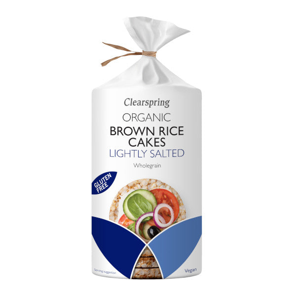 Organic Brown Rice Cakes (Lightly Salted) - 120g