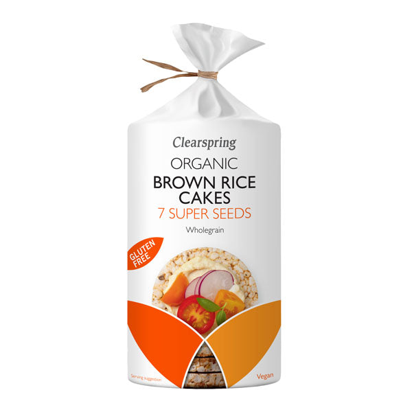 Organic Brown Rice Cakes (7 Different Seeds) - 120g