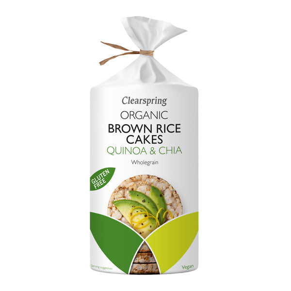 Organic Brown Rice Cakes (Chia & Quinoa) - 120g