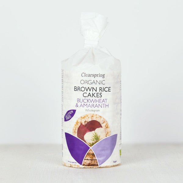 Organic Brown Rice Cakes Buckwheat & Amaranth - 120g