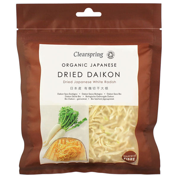 Organic Japanese Dried Daikon (Dried Japanese White Radish) - 30g (Best Before Date: 24/02/2024)