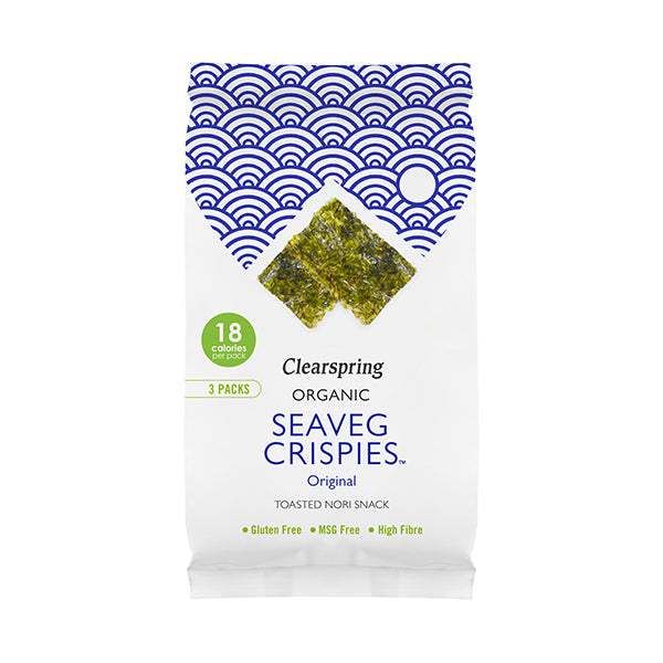 Organic Original Sea Vegetable (Crispies Seaweed) - 3x4g