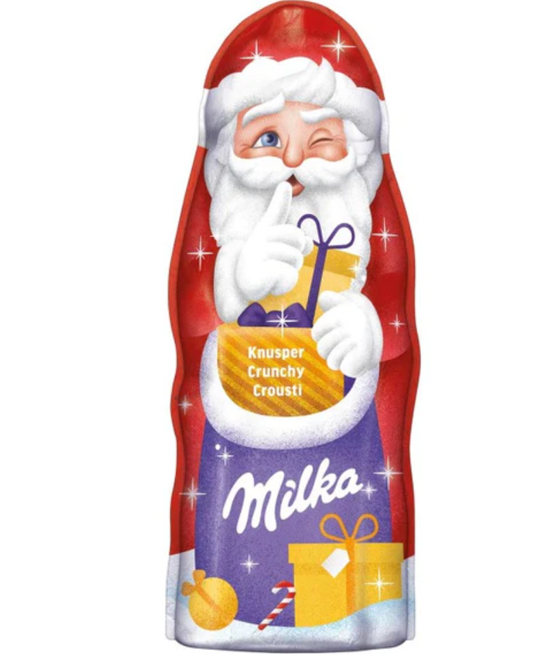Christmas Special - Double Chocolate Santa with Cow Spots - 100g (Parallel Import)