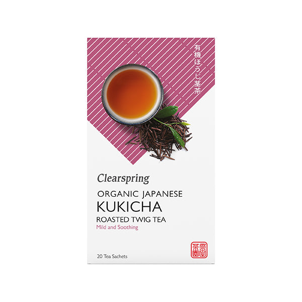 Clearspring Organic Japanese Kukicha 20 Tea Sachets