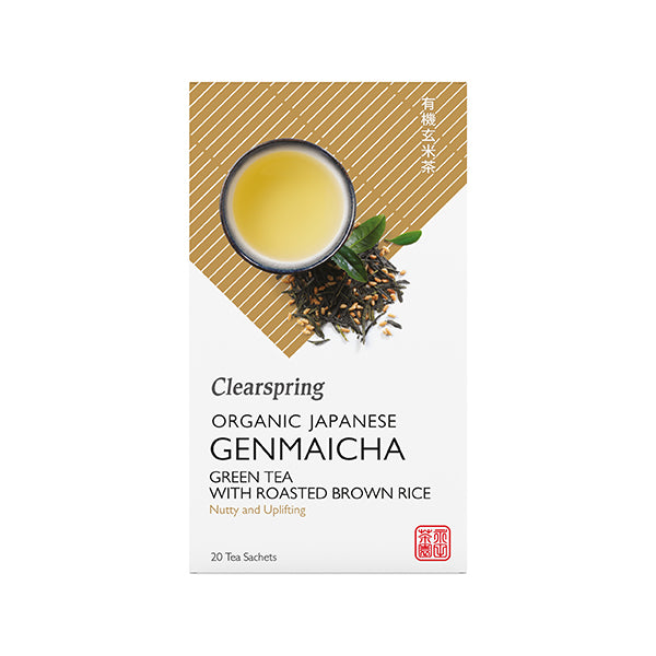 Clearspring Organic Japanese Genmaicha 20 Tea Sachets