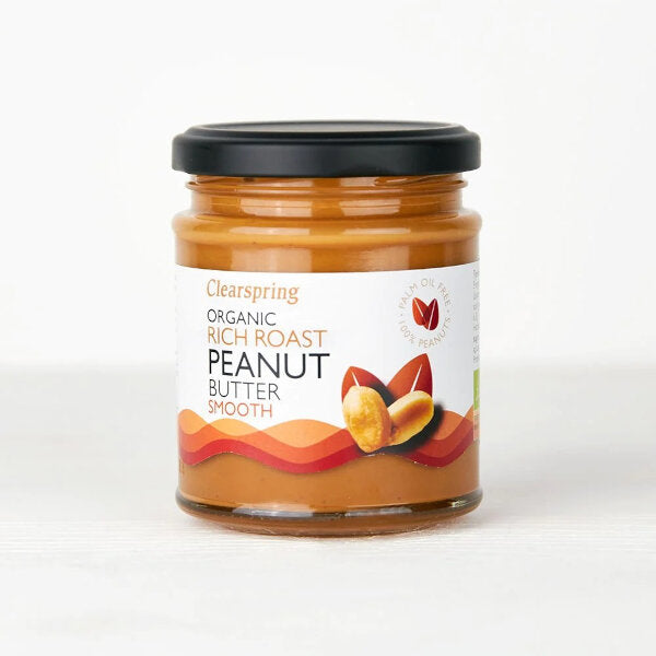 Clearspring Organic Rich Roast Peanut Butter Smooth 170G