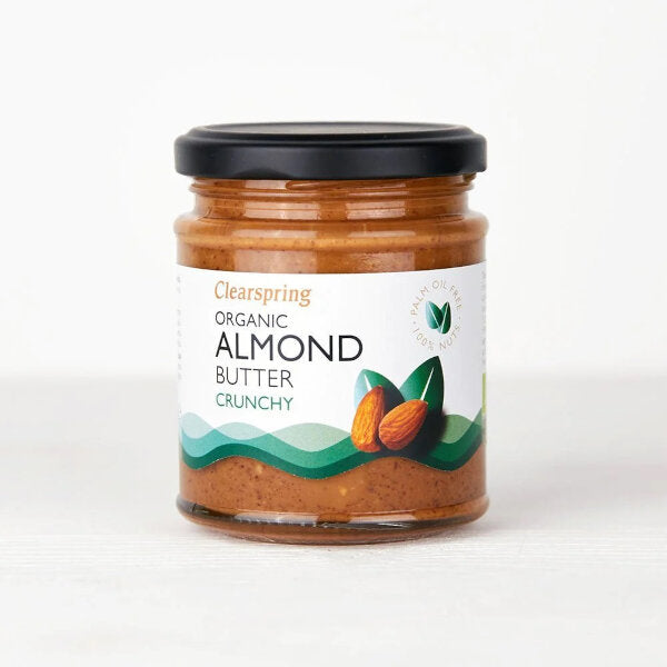 Organic Almond Butter Crunchy - 170g